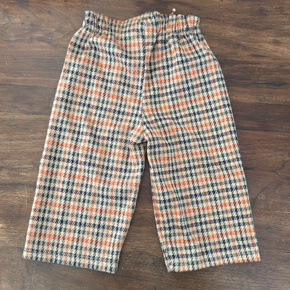 Drawstring houndstooth pants. - Picture 2 of 2